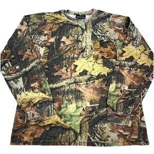 Vintage Camo Shirt Men Medium Tee Hunting Outdoor Skate Advantage Timber Y2K 00s